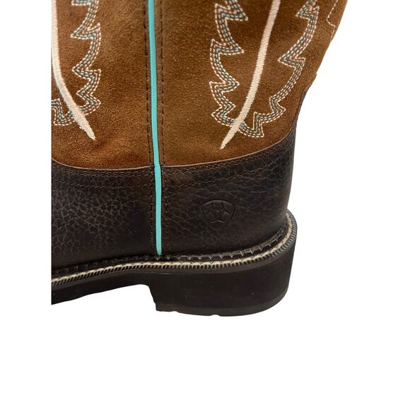 Ariat Women’s Fatbaby Heritage Feather II Western Boot Womens 8B - Picture 5 of 13